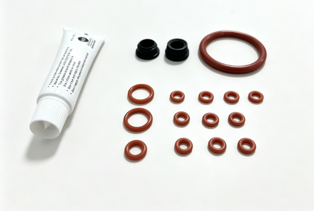 COFFEE MACHINE SEALING KIT WITH SILICONE GREASE 17 PCS KIT 