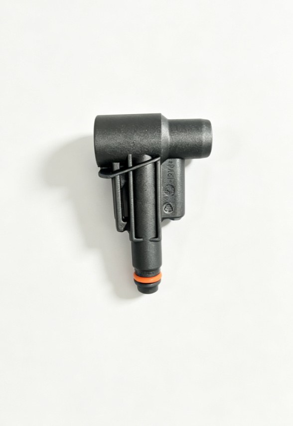 Premium POM plastic coffee machine inlet nozzle detail