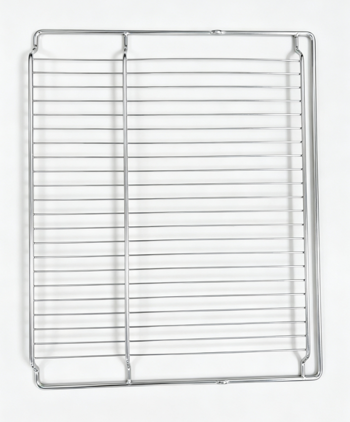Crush-resistant industrial packaging ensuring safe transit for the 465x375x22 mm oven grid