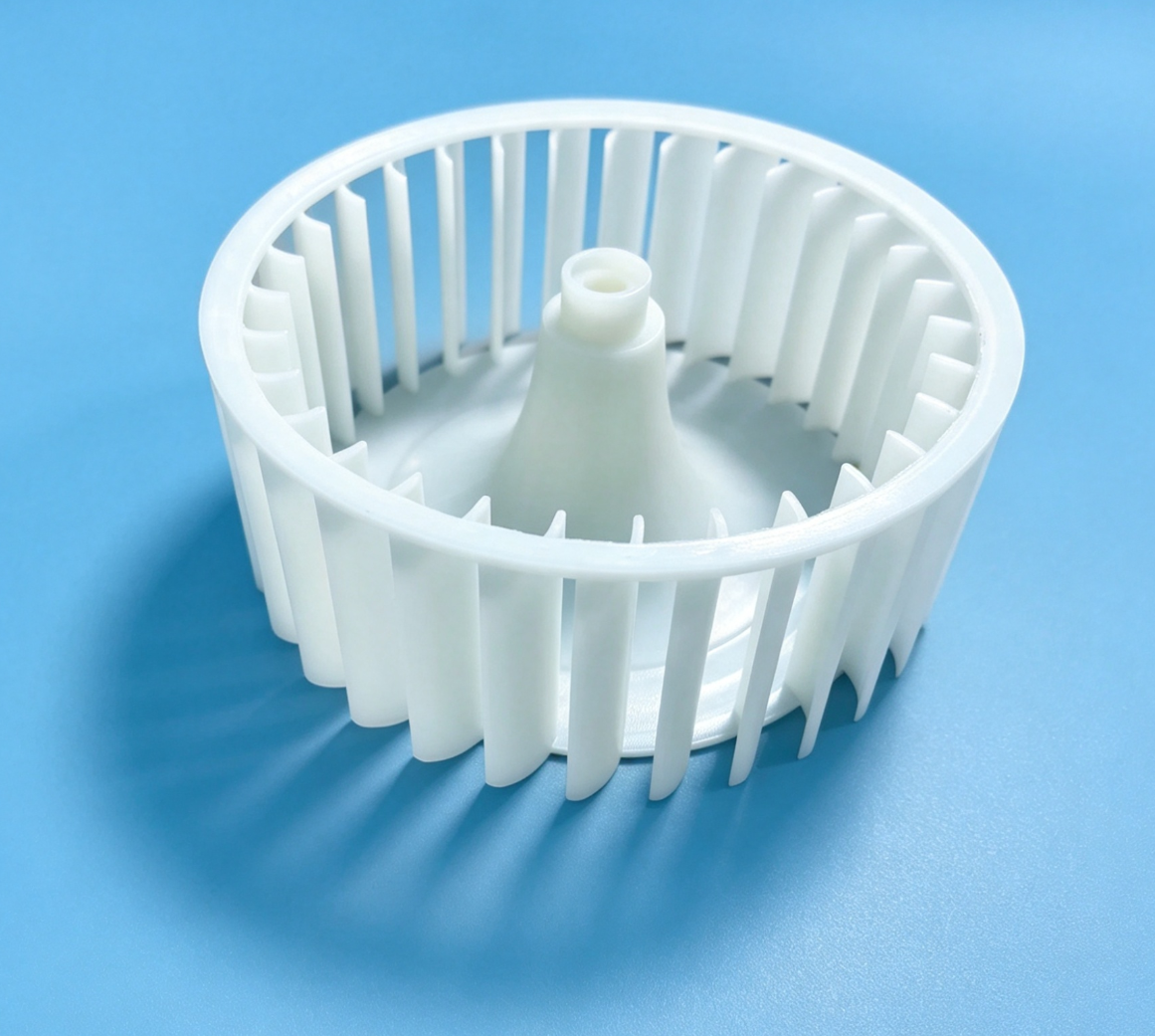 Dynamic balance calibration of dryer front fan