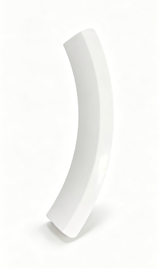 Durable engineering plastic construction of the 00497522 dryer handle for Bosch and Siemens