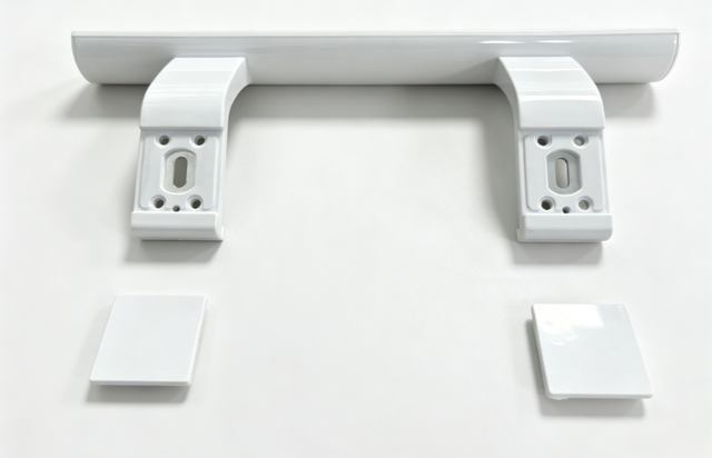 FRIDGE DOOR HANDLE WITH SCREW COVER 2651095073