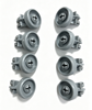DISHWASHER LOWER BASKET WHEELS (8 PCS) C00311316 481252888112