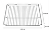 OVEN WIRE SHELF 00577170, 577170 455 X 375 CM