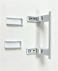 FREEZER DOOR HANDLE WITH 2 PZ COVER (207MM) 7432600 7430668 743066800